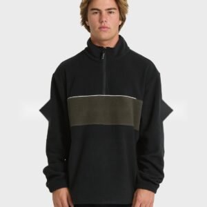 Quarter-Zip Thermal Mock Neck Fleece