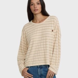 Relaxed Slub Long Sleeve Everyday Knit